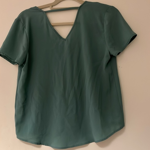 Blue green blouse - Picture 4 of 4